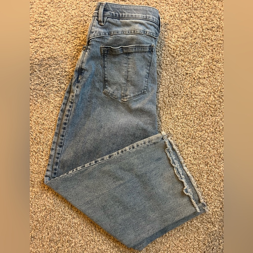 Wit & Wisdom Wide Leg Cropped Jeans